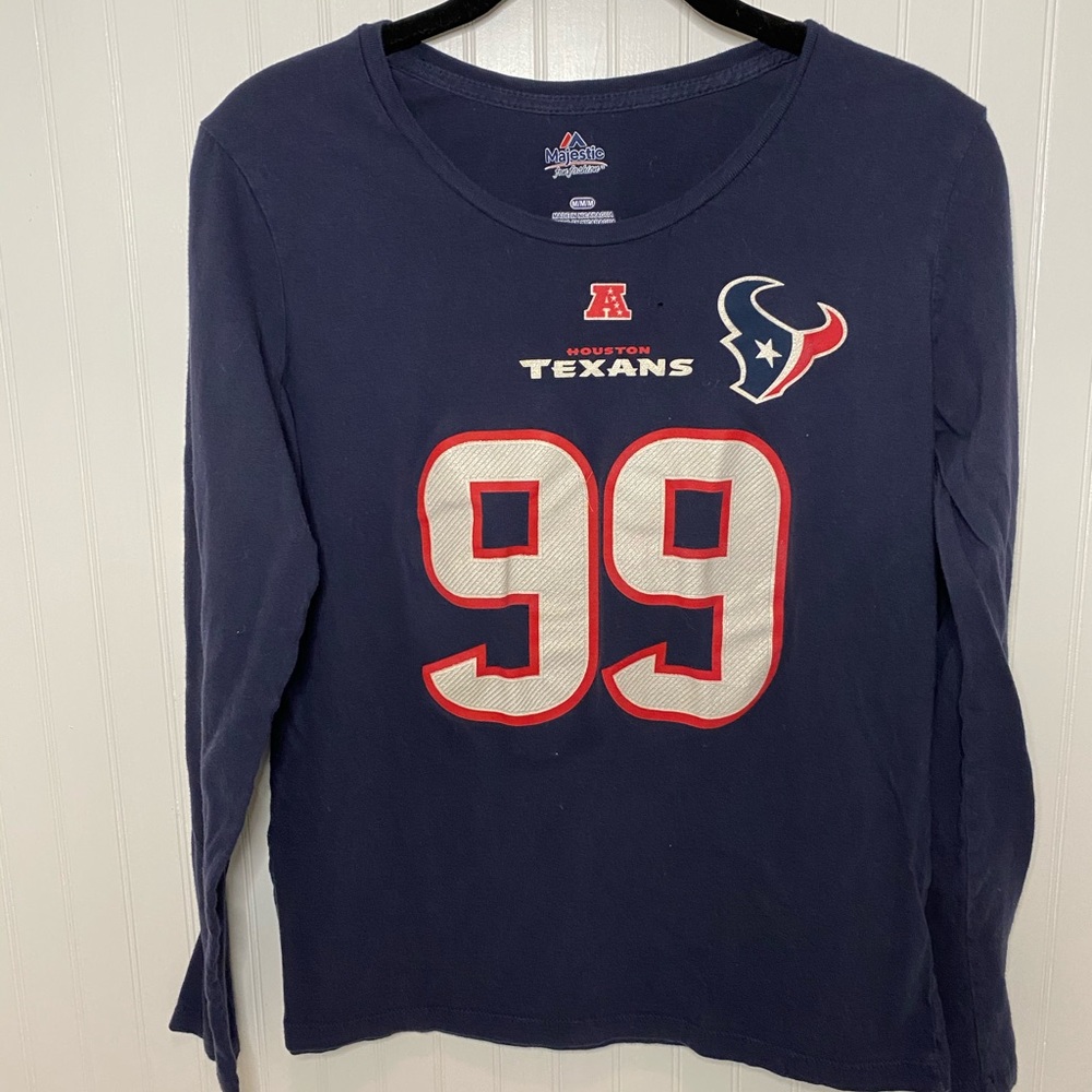 Houston Texans 99 J.J. Watt Long Sleeve Tee